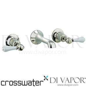 Crosswater HG131WNN_LV Belgravia Lever Wall Mounted 3 Hole Set Basin Mixer - Nickel - Spare Parts
