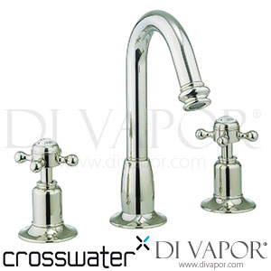 Crosswater HG135DPN Belgravia Crosshead 3 Tap Hole Tall Basin Mixer with Pop-Up Waste Spare Parts