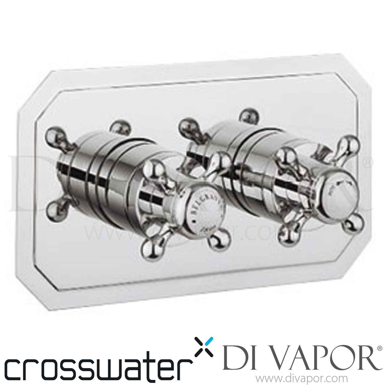 Crosswater HG2000RN Belgravia Crosshead Thermostatic Shower Valve with