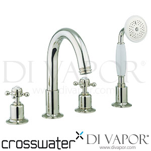 Crosswater HG440DN Belgravia Crosshead 4 Tap Hole Bath Shower Mixer with Kit - Nickel - Spare Parts