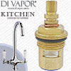 Harrogate Kitchen Mono Sink Mixer with Scudo Period Style Levers Cold Cartridge - HGA42344