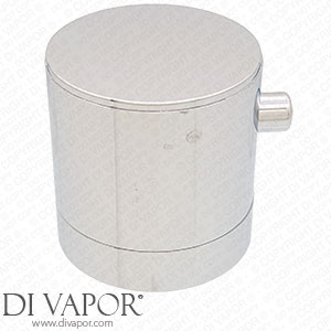 Chrome Shower Valve Control Knob (Handle) - 40mm Diameter - 20 Splines - HH4634620