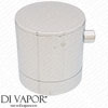 Chrome Shower Valve Control Knob