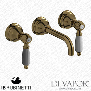 IB Rubinetti HL306BB_2 Hermes + Hermes Elle Wall Mounted Widespread Tap Tap Spare Parts
