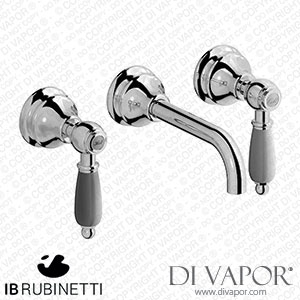 IB Rubinetti HL306CC_2 Hermes + Hermes Elle Wall Mounted Widespread Tap Tap Spare Parts