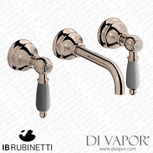IB Rubinetti HL306RS_2 Hermes + Hermes Elle Wall Mounted Widespread Tap Tap Spare Parts