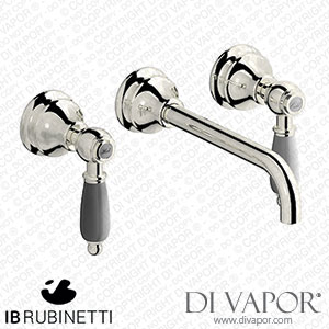 IB Rubinetti HL307PL_2 Hermes + Hermes Elle Wall Mounted Widespread Tap Tap with Long Spout Spare Parts