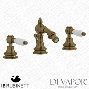 IB Rubinetti HL393BB_2 Hermes + Hermes Elle Three Holes Bidet Set Spare Parts