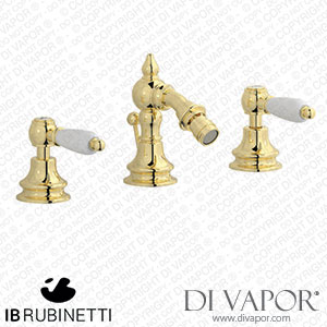 IB Rubinetti HL393II_2 Hermes + Hermes Elle Three Holes Bidet Set Spare Parts