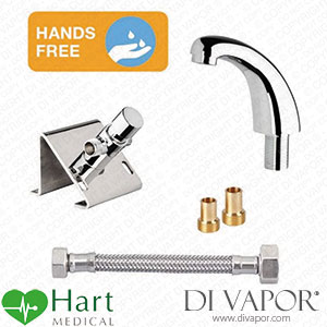 Hart HH-FTPK01 Push Button Foot Set with Fixed Basin Spout Spare Parts