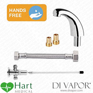 Hart HH-FTPK07 Knee Operated Tap Set with Fixed Basin Spout Spare Parts