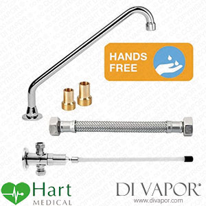 Hart HH-FTPK08 Knee Operated Tap Set with Long Reach Swivel Spout Spare Parts