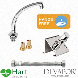 Hart HH-FTPK10 Push Button Foot Set with Washroom Spout Spare Parts