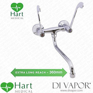 Hart HH_GEN-68197-XLR Ultra Reach Wall Sink Tap - 360mm Reach Spare Parts