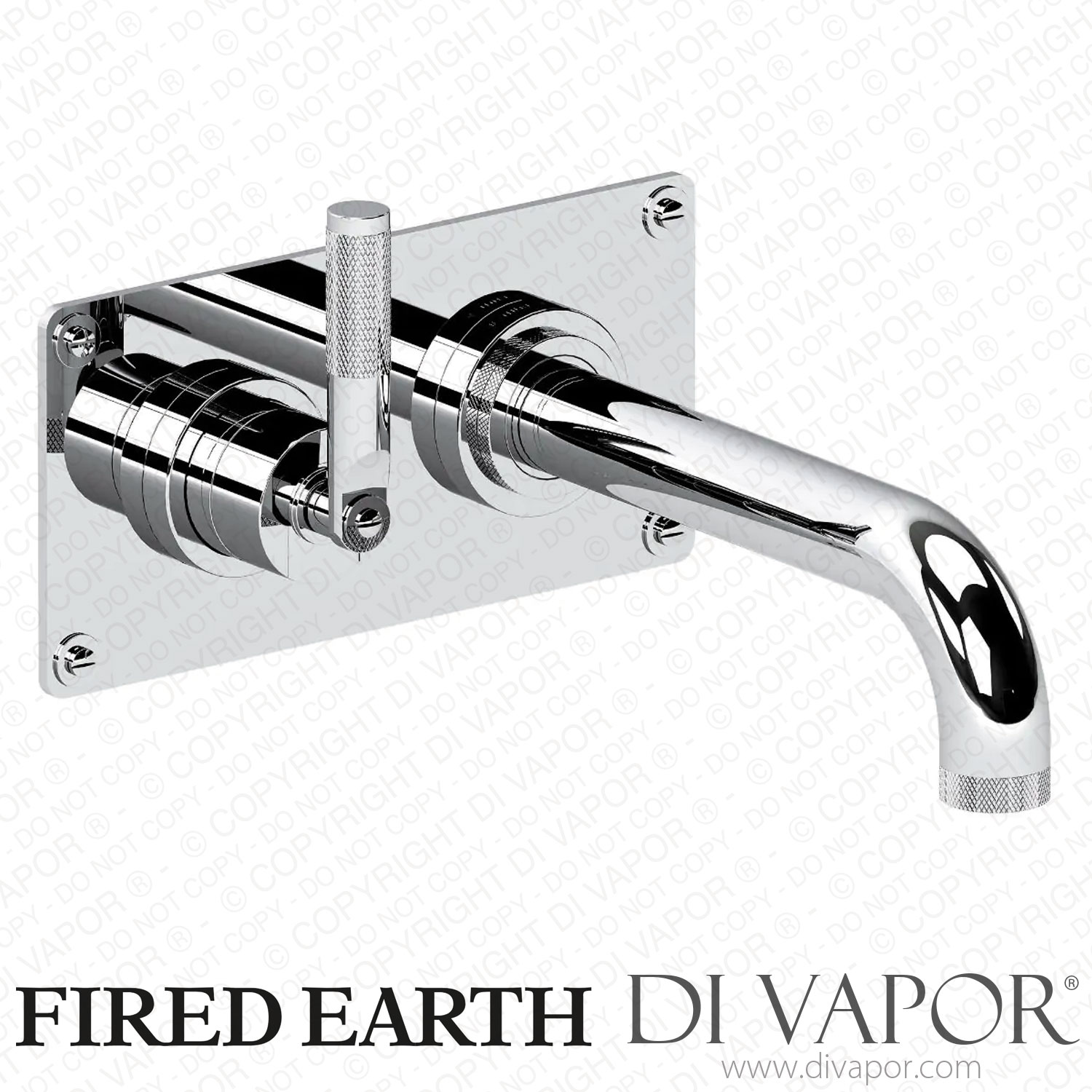 FIRED EARTH Haus Modernist Single Lever Wall Mounted Bath Mixer - Left Hand (HMODW2HBATHLH) Spare Parts