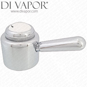 35mm Lever Handle for 20 Spline Cartridge - Metal Chrome