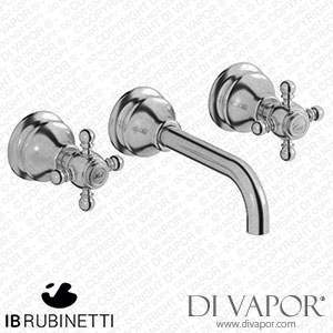 IB Rubinetti HR306SS Hermes + Hermes Elle Wall Mounted Widespread Tap Tap Spare Parts