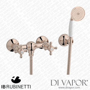 IB Rubinetti HR350RS Hermes + Hermes Elle Wall Mounted Shower Mixer with Shower Kit Spare Parts