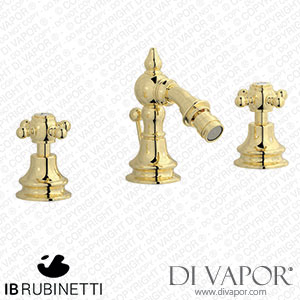 IB Rubinetti HR393II Hermes + Hermes Elle Three Holes Bidet Set Spare Parts