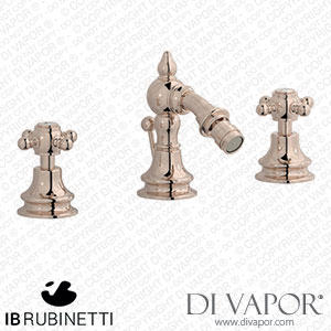 IB Rubinetti HR393RS Hermes + Hermes Elle Three Holes Bidet Set Spare Parts