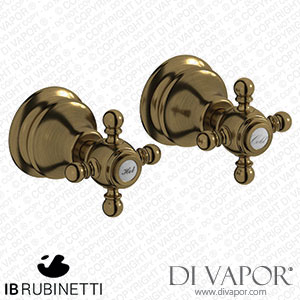 IB Rubinetti HR400BB Hermes + Hermes Elle Two Holes Wall Mounted Shower Spare Parts