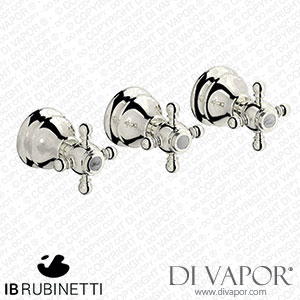 IB Rubinetti HR410PL Hermes + Hermes Elle Three Holes Wall Mounted Shower with Two Ways Diverter Spare Parts