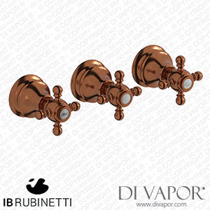 IB Rubinetti HR410RR Hermes + Hermes Elle Three Holes Wall Mounted Shower with Two Ways Diverter Spare Parts
