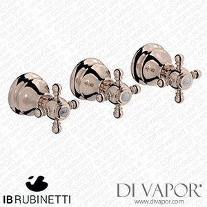 IB Rubinetti HR410RS Hermes + Hermes Elle Three Holes Wall Mounted Shower with Two Ways Diverter Spare Parts