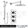 Hudson Reed Kristal Rail Kit Spare Parts