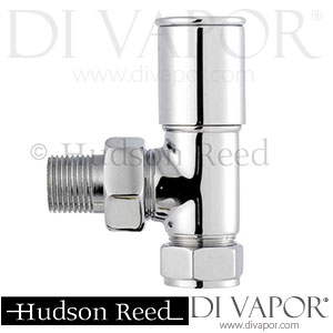 Hudson Reed Modern Chrome Radiator Valves - Angled - HT319 Spare Parts