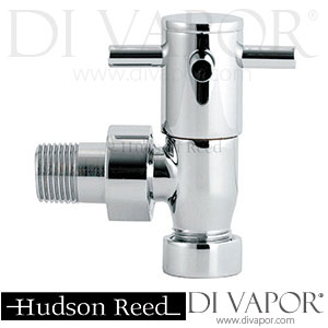 Hudson Reed Minimalist Chrome X-Head Radiator Valves - Angled - HT330 Spare Parts
