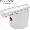 Steam Shower Valve Control Handle - (HU79017) - May Not Include Plastic Cap