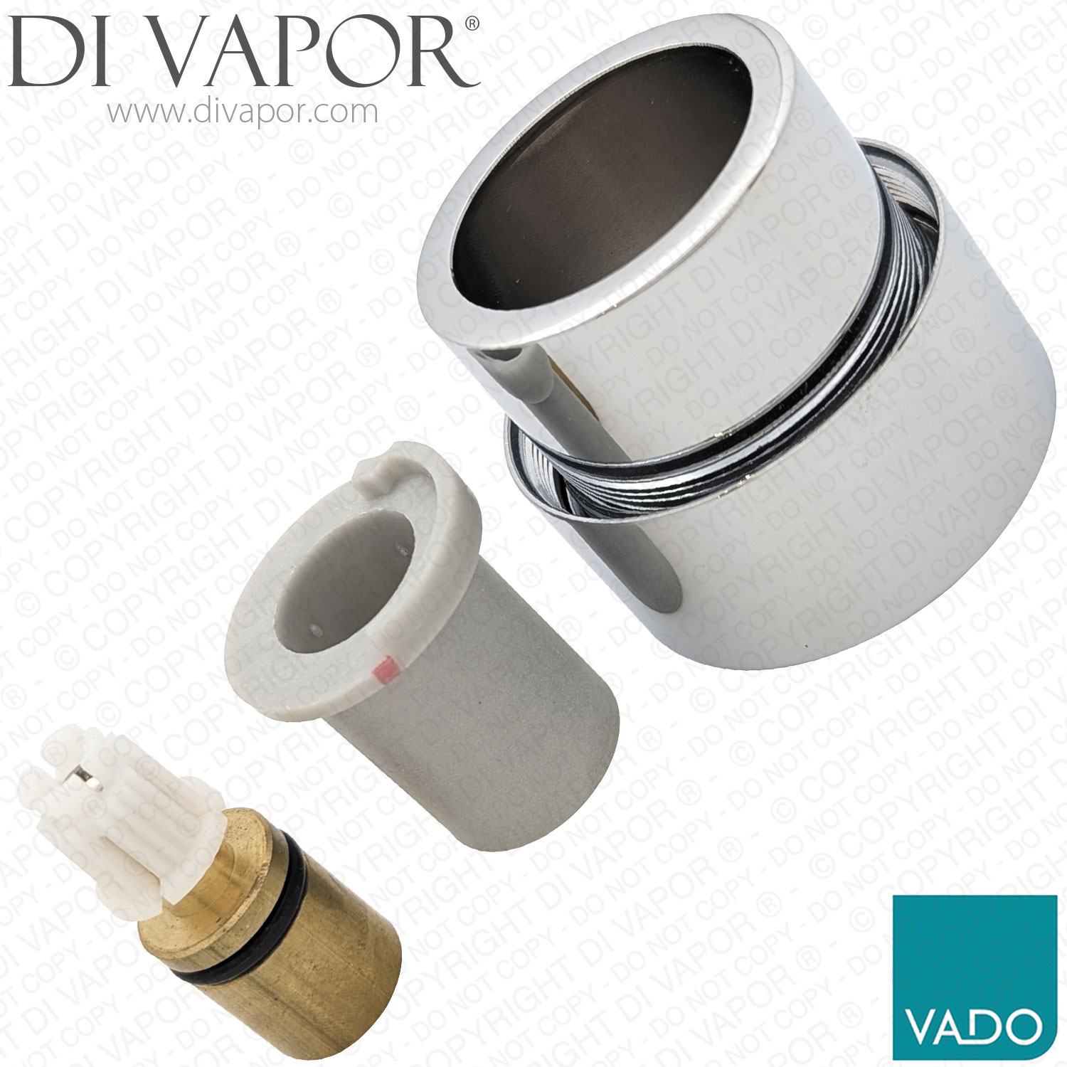 Vado HUB-0027-C/P Extension Rings (10mm Thread) - REF.05.PRL.12.CR