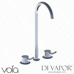 Vola Three-Hole Mixer Quarter Turn Ceramic Stop Valves (HV10M) Spare Parts