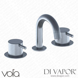 Vola Three-Hole Mixer Combination Consisting of 2 pcs. Quarter Turn Ceramic Stop Valves (HV5) Spare Parts