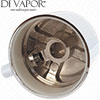 Lever PK Temperature Control Handle for Pura Ivo IVDCV IVTCV Levo Rounds Shower Valves HWBN