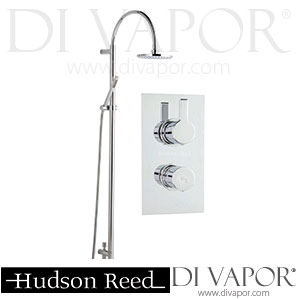 Hudson Reed Icon Twin Concealed Thermostatic Shower Valve With Rigid Riser Kit Spare Parts