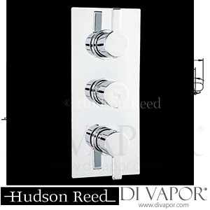 Hudson Reed Icon Triple Concealed Thermostatic Shower Valve - Chrome - ICO3211 Spare Parts