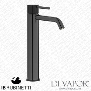 IB Rubinetti ID202CF Industria Tall Monohole Washbasin Mixer Complete with Drain Spare Parts