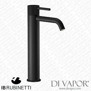 IB Rubinetti ID202NP Industria Tall Monohole Washbasin Mixer Complete with Drain Spare Parts