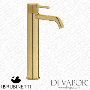 IB Rubinetti ID202ON Industria Tall Monohole Washbasin Mixer Complete with Drain Spare Parts