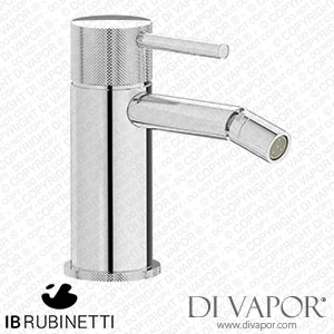 IB Rubinetti ID220CC Industria Monohole Bidet Mixer Complete with Drain Spare Parts