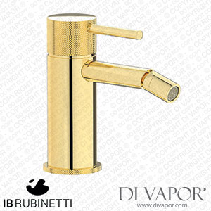 IB Rubinetti ID220II Industria Monohole Bidet Mixer Complete with Drain Spare Parts