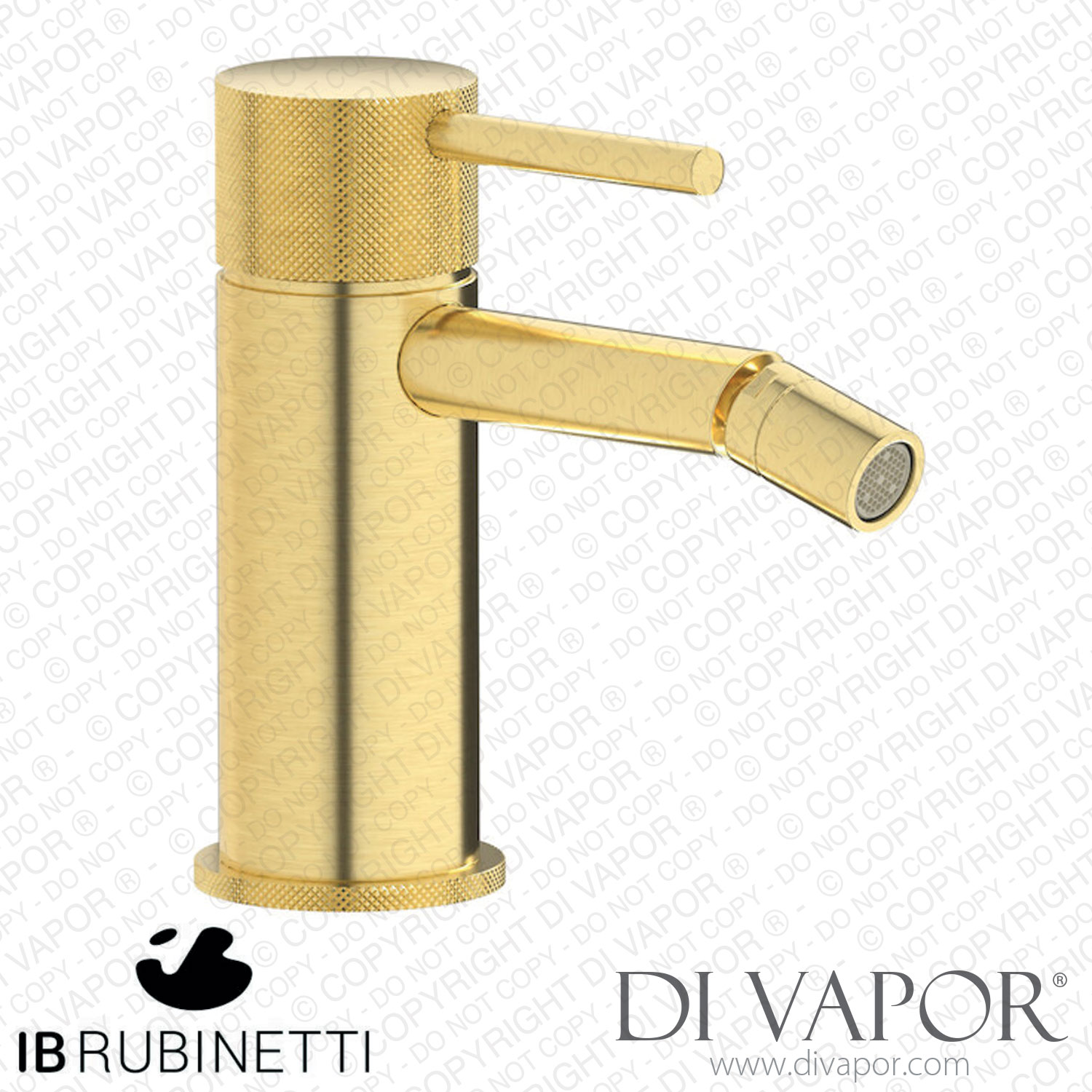 IB ID220IS Industria Monohole Bidet Mixer Complete with Drain