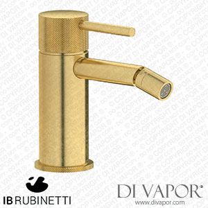 IB Rubinetti ID220ON Industria Monohole Bidet Mixer Complete with Drain Spare Parts
