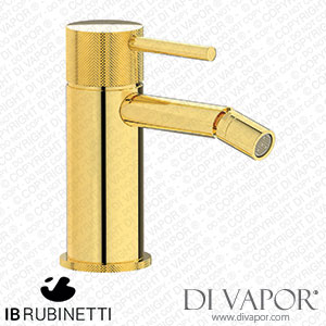 IB Rubinetti ID220OO Industria Monohole Bidet Mixer Complete with Drain Spare Parts