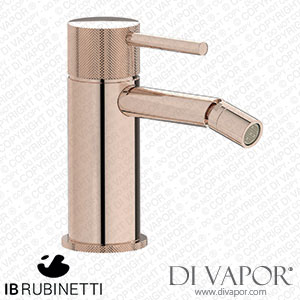 IB Rubinetti ID220RS Industria Monohole Bidet Mixer Complete with Drain Spare Parts