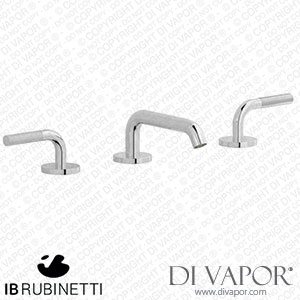 IB Rubinetti ID392CC Industria Three Holes Washbasin Set with Low Spout Spare Parts