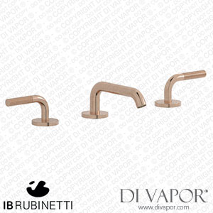 IB Rubinetti ID392SR Industria Three Holes Washbasin Set with Low Spout Spare Parts