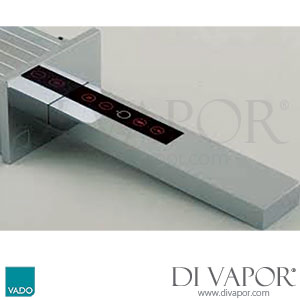 VADO IDE-109/SQ-C/P Identity Digital Touch Screen Square Basin Mixer Wall Mounted Tap Spare Parts